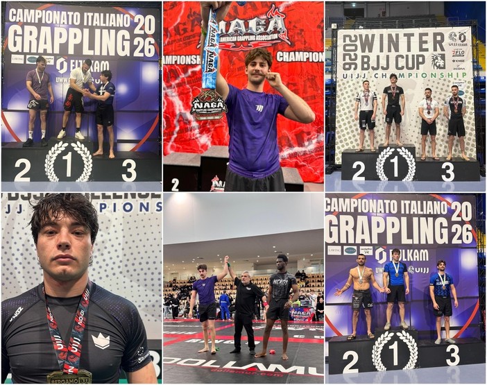 L’Infinity Jiu Jitsu oltre i limiti nazionali con un medagliere pieno