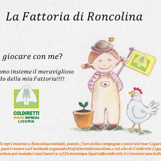 Coldiretti Liguria lancia il concorso &quot;La fattoria di Roncolina: boom di piccoli agricoltori