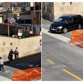 Il cantiere della ciclabile a pettine in via Schiva rende difficoltoso il passaggio delle carrozzine Il cantiere della ciclabile a pettine in via Schiva rende difficoltoso il passaggio delle carrozzine