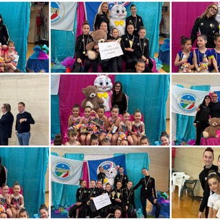 Ginnastica ritmica, per Il Cerchio d’Oro pioggia di medaglie (Foto)