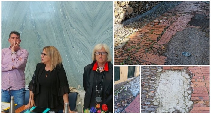 Porto Maurizio, via Bossi in condizioni disastrose, la segnalazione del consigliere Bracco