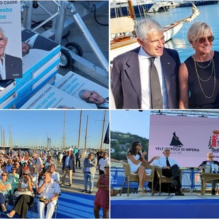 Casini in banchina: "Tornare alla politica legata al territorio" (foto e video)