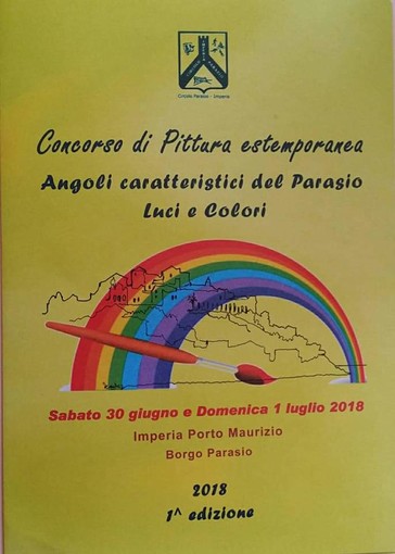Imperia: al via la prima edizione del Concorso di pittura estemporanea "Angoli caratteristici del Parasio. Luci e Colori" Imperia: al via la prima edizione del Concorso di pittura estemporanea "Angoli caratteristici del Parasio. Luci e Colori"
