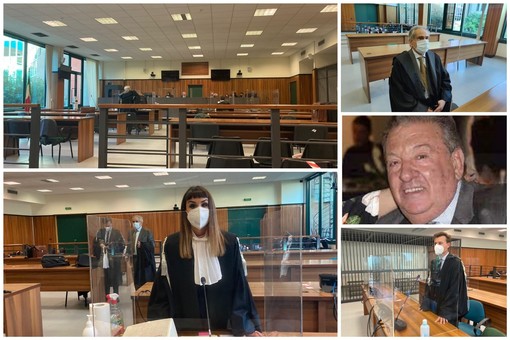 Imperia, iniziato il processo per l'omicidio di Luciano Amoretti. Il legale Bona: "Bonturi dovrà pagare, ma deve avere una pena giusta" (foto e video) Imperia, iniziato il processo per l'omicidio di Luciano Amoretti. Il legale Bona: "Bonturi dovrà pagare, ma deve avere una pena giusta" (foto e video)