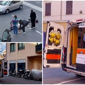 Imperia, travolto da un'auto in monopattino: in ospedale un uomo di 62 anni