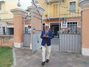 Il sindaco Scajola all'ingresso in Tribunale stamattina