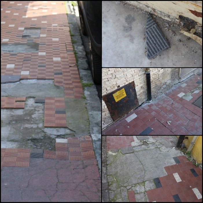 Imperia: degrado in via Artallo, marciapiedi distrutti. I residenti “Sono anni che segnaliamo, l’intervento in piazza Roma solo facciata” Imperia: degrado in via Artallo, marciapiedi distrutti. I residenti “Sono anni che segnaliamo, l’intervento in piazza Roma solo facciata”