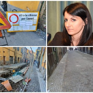 Imperia, commercianti e residenti di via Mazzini esasperati: "Quando finiranno i lavori? Siamo ingabbiati da mesi". D'Agostino "Entro fine aprile la strada sarà riaperta" Imperia, commercianti e residenti di via Mazzini esasperati: "Quando finiranno i lavori? Siamo ingabbiati da mesi". D'Agostino "Entro fine aprile la strada sarà riaperta"