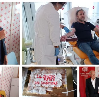A Imperia celebrata la Giornata Mondiale del Donatore di sangue, Piana: "Grazie ai volontari  che salvano vite" (foto)