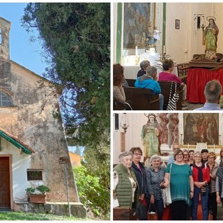 Incontri di Primavera con la Communitas Diani: la visita alla chiesa di S. Lucia in località Pineta (foto)