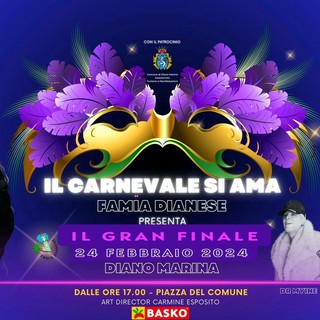 Diano Marina, rinviato causa maltempo "Il Carnevale si Ama"