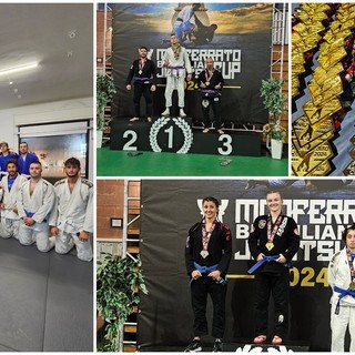 Gli atleti imperiesi dell'Infinity Jiu Jitsu alla Monferrato BJJ CUP 2024