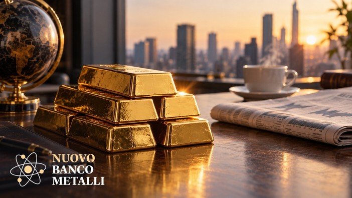 Moreno Ferrari, CEO di Nuovo Banco Metalli, su mercati instabili, guerre e inflazione: "Perché oggi anche chi non ha mai pensato all'oro dovrebbe farlo" Moreno Ferrari, CEO di Nuovo Banco Metalli, su mercati instabili, guerre e inflazione: "Perché oggi anche chi non ha mai pensato all'oro dovrebbe farlo"