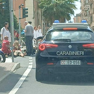 Imperia, ciclista investito da un'auto all'incrocio tra via Garessio e piazza Unità Nazionale Imperia, ciclista investito da un'auto all'incrocio tra via Garessio e piazza Unità Nazionale