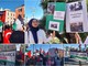 Imperia, i musulmani in piazza per la Palestina (foto e video)