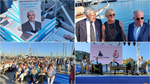 Casini in banchina: "Tornare alla politica legata al territorio" (foto e video) Casini in banchina: "Tornare alla politica legata al territorio" (foto e video)