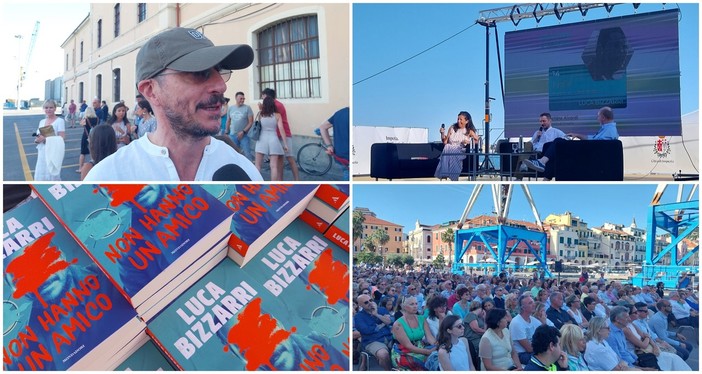 Imperia, in banchina Aicardi Luca Bizzarri presenta il libro "Non hanno un amico"  (video)