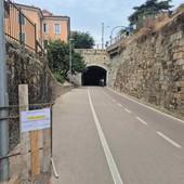 Lavori via Diano Calderina, chiude la pista ciclopedonale