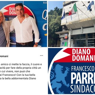 Il candidato a sindaco Francesco Parella incassa il supporto dello 'spin doctor' Mauro Ferrari: &quot;Con la tua squadra risveglierai la bella addormentata Diano Marina&quot;