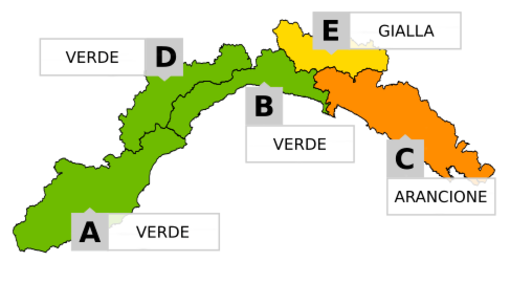 Maltempo: confermata allerta gialla e arancione sul Levante, permane verde sulla nostra provincia Maltempo: confermata allerta gialla e arancione sul Levante, permane verde sulla nostra provincia