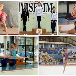 Ginnastica ritmica, le medaglie delle atlete del Cerchio d'Oro al torneo Open Libera Cup Ginnastica ritmica, le medaglie delle atlete del Cerchio d'Oro al torneo Open Libera Cup