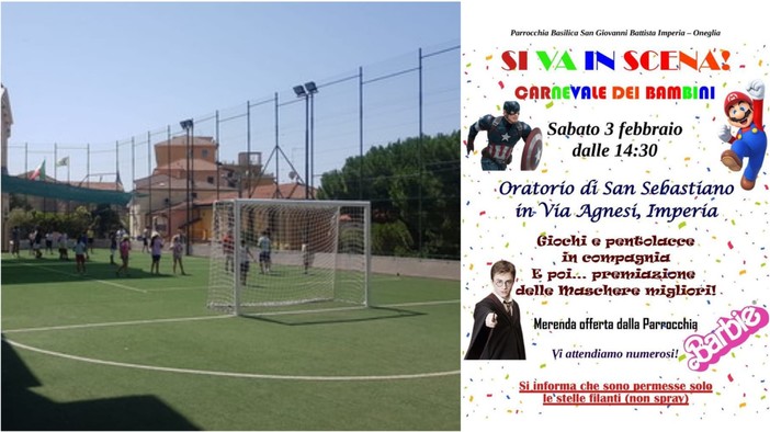 Imperia, torna il "Carnevale dei bambini" alla parrocchia di San Sebastiano