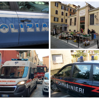 Imperia, furgone travolge i banchi al mercato di Oneglia e ferisce una donna: indaga la Polizia