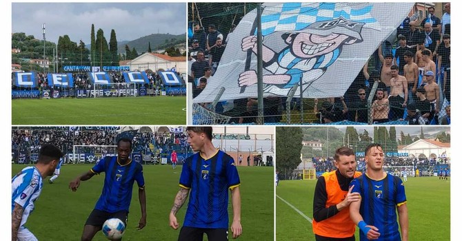 SPECIALE STADIO. Derby spettacolo, le emozioni di Imperia-Sanremese 2-2 (Video)