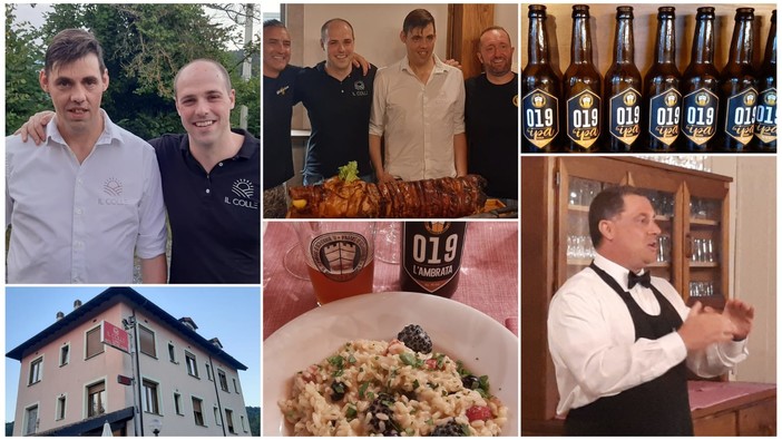 A "Il Colle" a Nava esordio ok per il risotto di chef Tamarri dedicato al territorio  (foto e video)