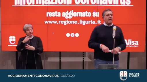 Coronavirus: Toti: La prossima settimana si saprà se le restrizioni avranno avuto effetto", 13 i morti in Liguria Coronavirus: Toti: La prossima settimana si saprà se le restrizioni avranno avuto effetto", 13 i morti in Liguria