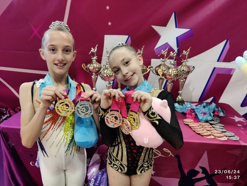 Ginnastica ritmica, il Cerchio d’Oro di Imperia protagonista a Cannes (foto)