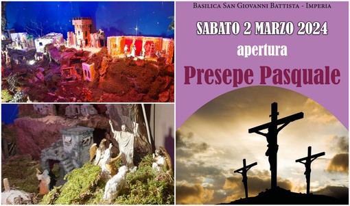 Imperia, alla Basilica di San Giovanni torna il "Presepe pasquale"