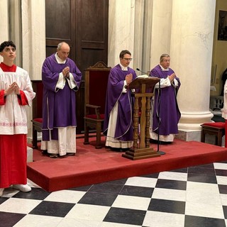 La celebrazione del Mercoledì delle Ceneri a Diano Marina