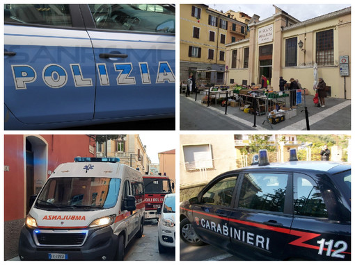 Imperia, furgone travolge i banchi al mercato di Oneglia e ferisce una donna: indaga la Polizia