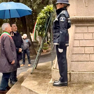 Imperia ricorda le vittime del coronavirus: cerimonia al cimitero monumentale di Oneglia