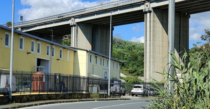 I capannoni che verranno abbattuti