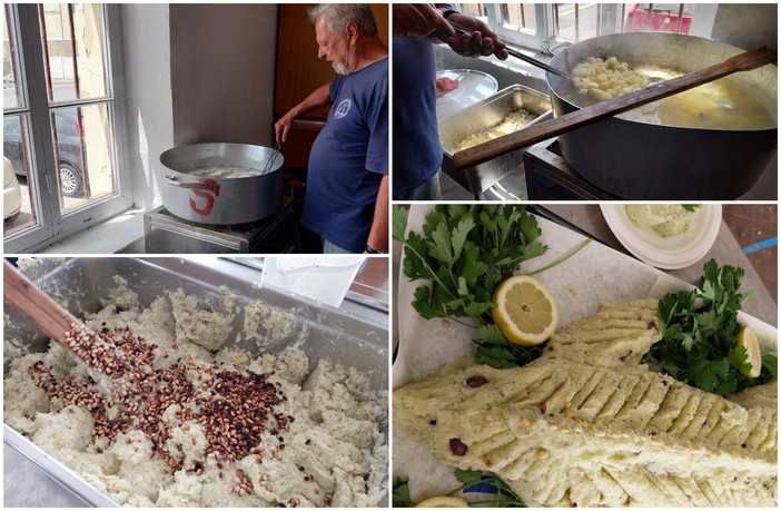 Ineja 2024, la ricetta speciale del “brandacujun” di Stefano Zerbone (foto e video)