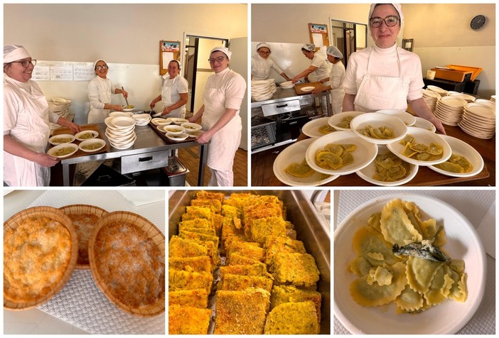 Ravioli, polpettone e stroscia: un menù tipico ligure per i bambini delle scuole