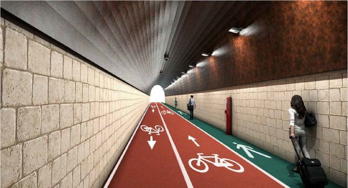 Imperia: pista ciclabile, oggi l'allestimento del cantiere e l'arrivo dei macchinari. Posa prima pietra entro fine mese Imperia: pista ciclabile, oggi l'allestimento del cantiere e l'arrivo dei macchinari. Posa prima pietra entro fine mese