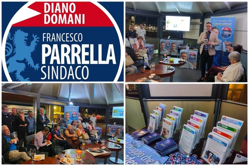 Parrella presenta la sua 'Diano Domani': "Affronteremo le emergenze che i cittadini non possono più sopportare, lista 'nuova' con gente seria" (Foto e Video) Parrella presenta la sua 'Diano Domani': "Affronteremo le emergenze che i cittadini non possono più sopportare, lista 'nuova' con gente seria" (Foto e Video)