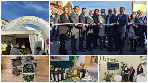 Al via il ventennale di OliOliva, il sindaco Scajola: "Imperia è ancora la capitale dell'oro giallo grazie a lavoro delle 300 aziende del territorio" (foto e video)