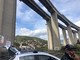 Imperia, cadono calcinacci dal cavalcavia dell'autostrada sull'Argine destro: in corso le verifiche (Foto) Imperia, cadono calcinacci dal cavalcavia dell'autostrada sull'Argine destro: in corso le verifiche (Foto)