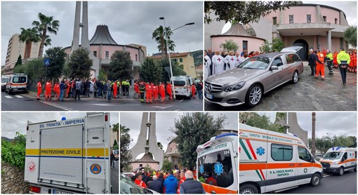 Imperia, alla Sacra Famiglia il commosso addio a Gino Boffa