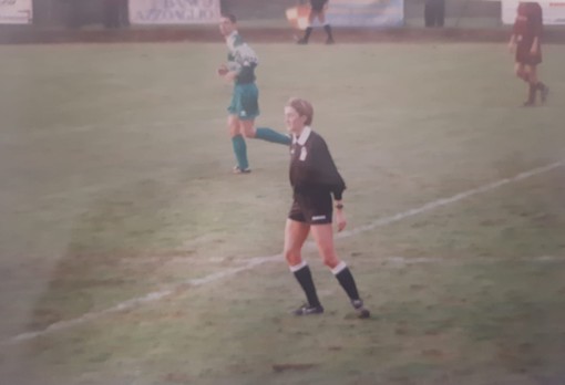 20 FEBBRAIO 2000. Cristina Cappellin, prima donna arbitro di Imperia in Eccellenza