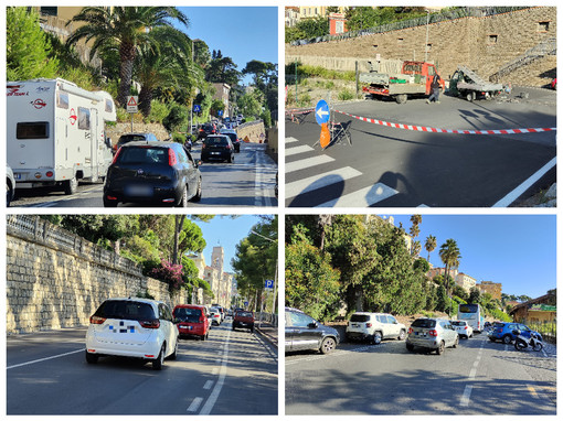 Imperia, chiuso per lavori il tratto dell'ex passaggio a livello di Porto Maurizio: traffico in tilt e disagi per gli automobilisti (foto) Imperia, chiuso per lavori il tratto dell'ex passaggio a livello di Porto Maurizio: traffico in tilt e disagi per gli automobilisti (foto)