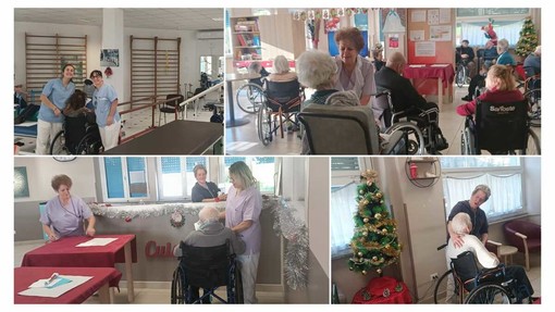 Il Natale degli anziani alla Sant’Anna: tra panettoni e sorrisi per tutti