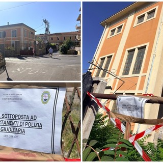 Diano Marina, la polizia locale interviene all'ex sottostazione