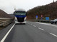 Viadotto Uveghi, posto di blocco per i mezzi pesanti, carabinieri al bivio con Calderara per far rispettare il divieto di transito Viadotto Uveghi, posto di blocco per i mezzi pesanti, carabinieri al bivio con Calderara per far rispettare il divieto di transito