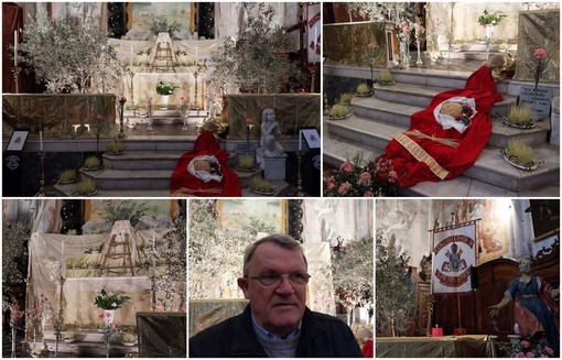 Lavanda dei piedi, canti e inni penitenziari per i 'Sepolcri' al Parasio di Porto Maurizio (foto e video)