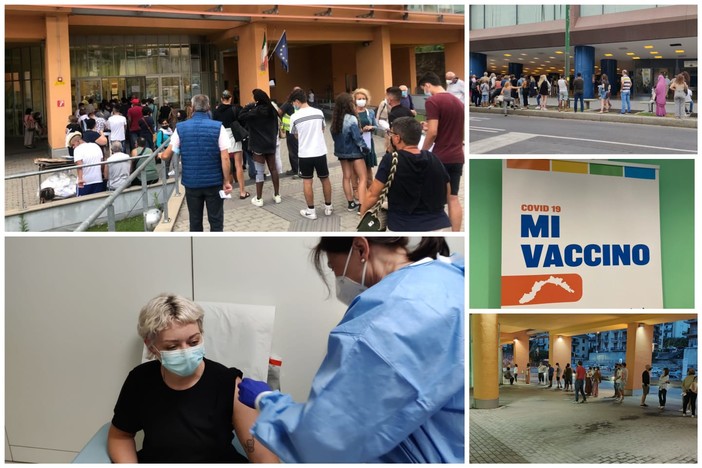 Coronavirus: Sanremo vince il 'derby' della 'Open night': 295 vaccinati contro i 180 al Palasalute di Imperia (foto) Coronavirus: Sanremo vince il 'derby' della 'Open night': 295 vaccinati contro i 180 al Palasalute di Imperia (foto)